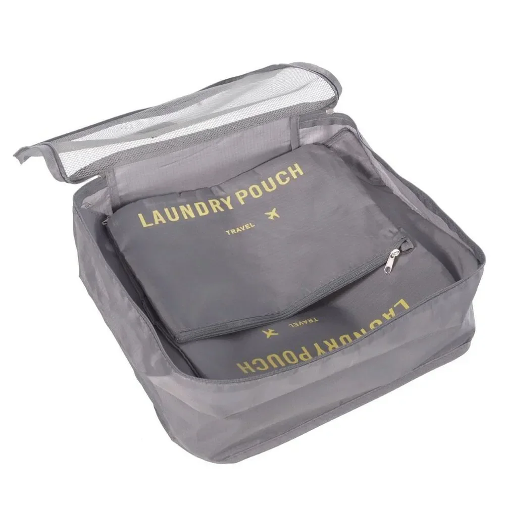 NICCI $76 6-Piece Luggage Organizer Packing Cubes Travel Set NEW